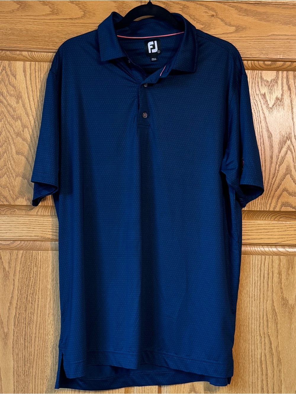 FootJoy Men's Navy Performance Polo Shirt L